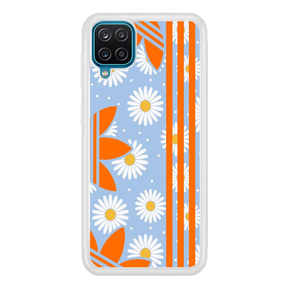 Adidas Sun Flowers Samsung Galaxy A12 Case-Oxvistore