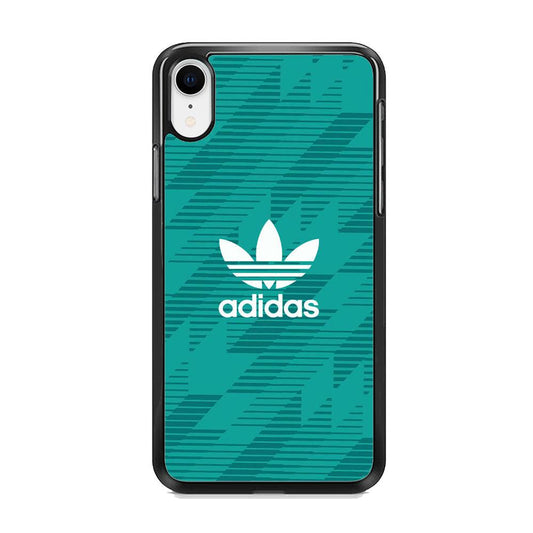 Adidas Tosca Jersey iPhone XR Case-Rubber Black (2D Case)-Oxvistore