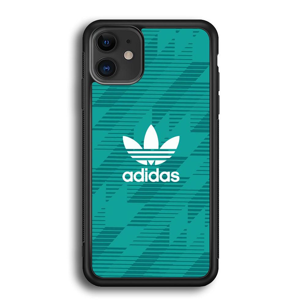Adidas Tosca Jersey iPhone 12 Case-Rubber Black (2D Case)-Oxvistore