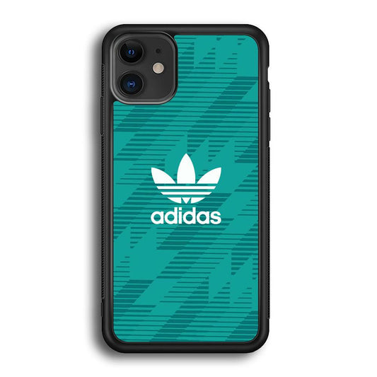 Adidas Tosca Jersey iPhone 12 Case-Rubber Black (2D Case)-Oxvistore