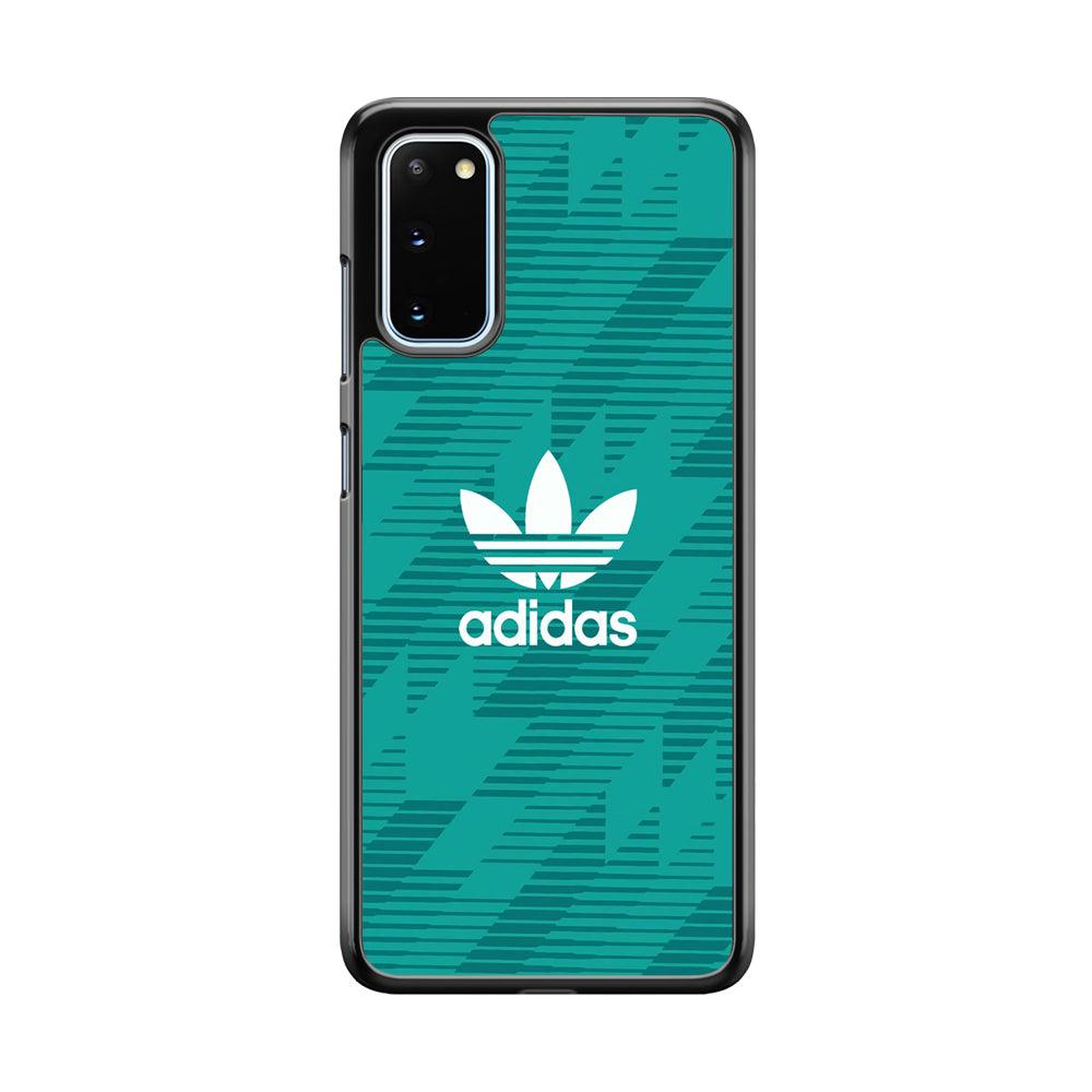Adidas Tosca Jersey Samsung Galaxy S20 Case-Rubber Black (2D Case)-Oxvistore