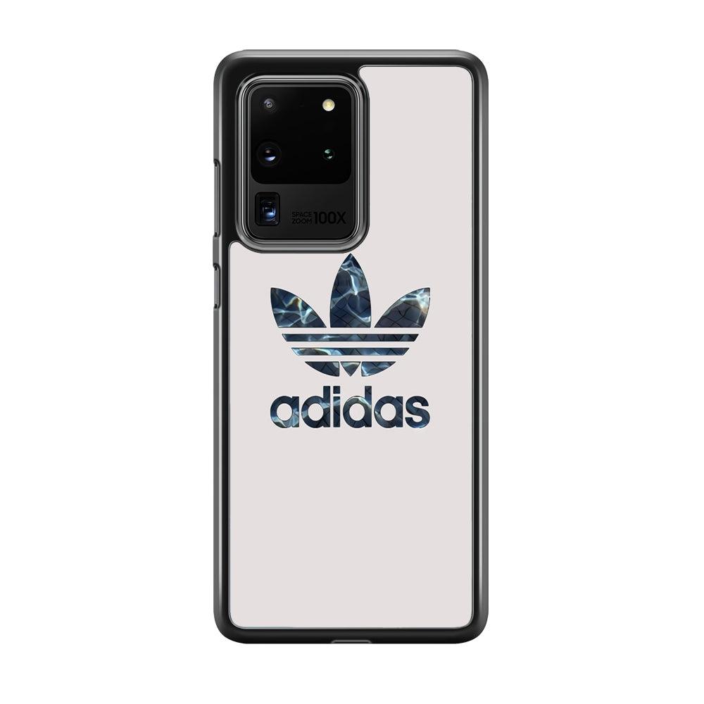 Adidas Water Base Samsung Galaxy S20 Ultra Case-Rubber Black (2D Case)-Oxvistore