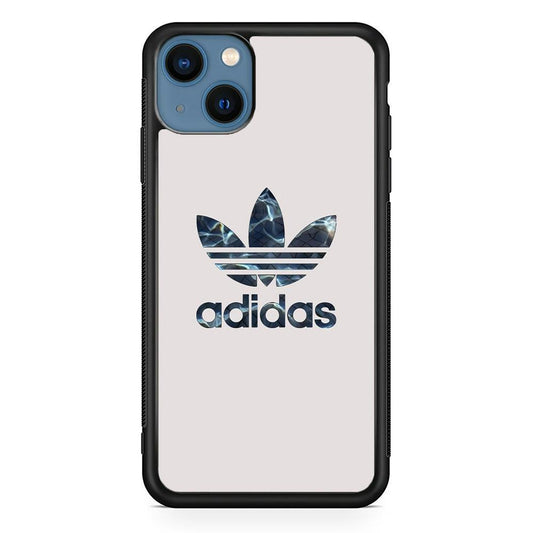 Adidas Water Base iPhone 14 Case-Rubber Black (2D Case)-Oxvistore