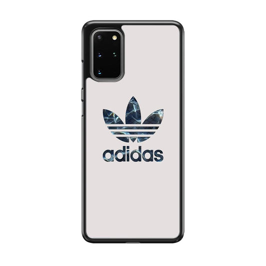 Adidas Water Base Samsung Galaxy S20 Plus Case-Rubber Black (2D Case)-Oxvistore
