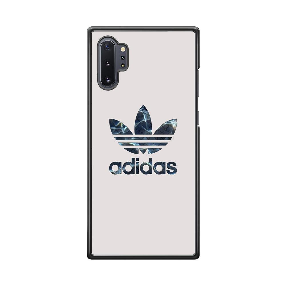 Adidas Water Base Samsung Galaxy Note 10 Plus Case-Rubber Black (2D Case)-Oxvistore