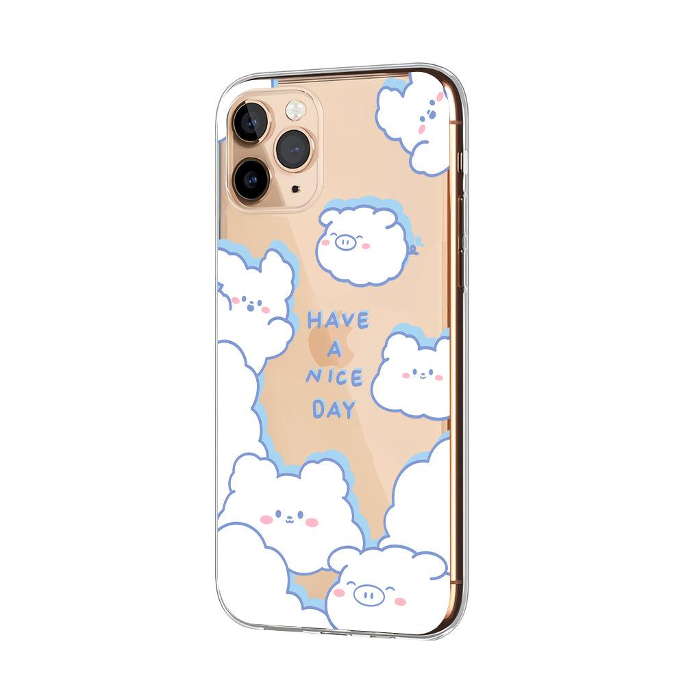 Adorable Fluffy Pets Clear Soft Case-Oxvistore