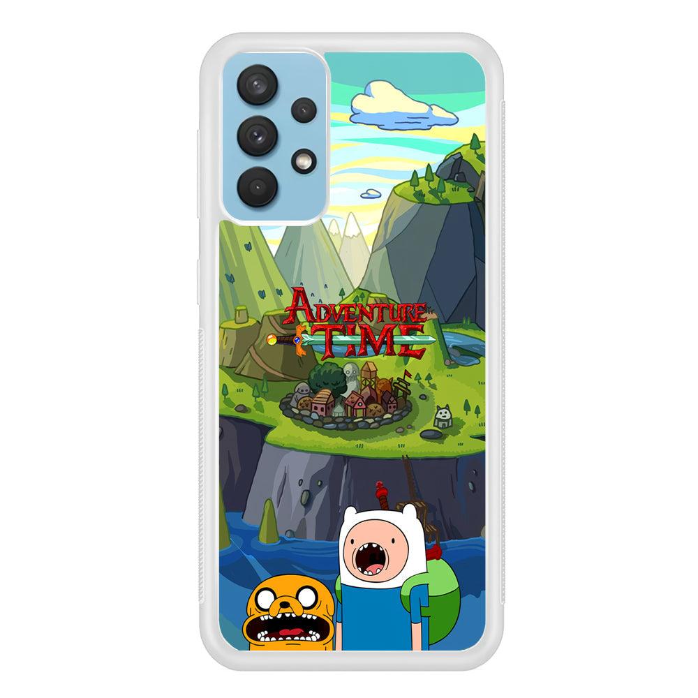 Adventure Time Arrived at Home Samsung Galaxy A32 Case-Oxvistore