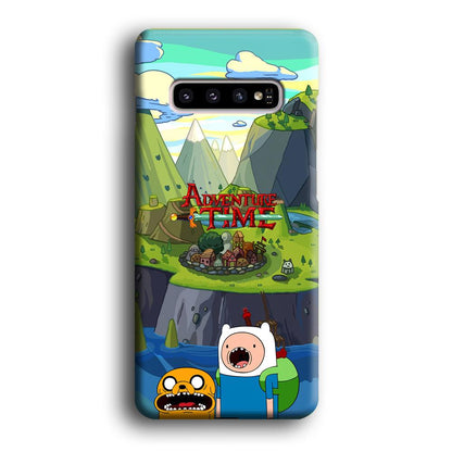 Adventure Time Arrived at Home Samsung Galaxy S10 Plus Case-Oxvistore