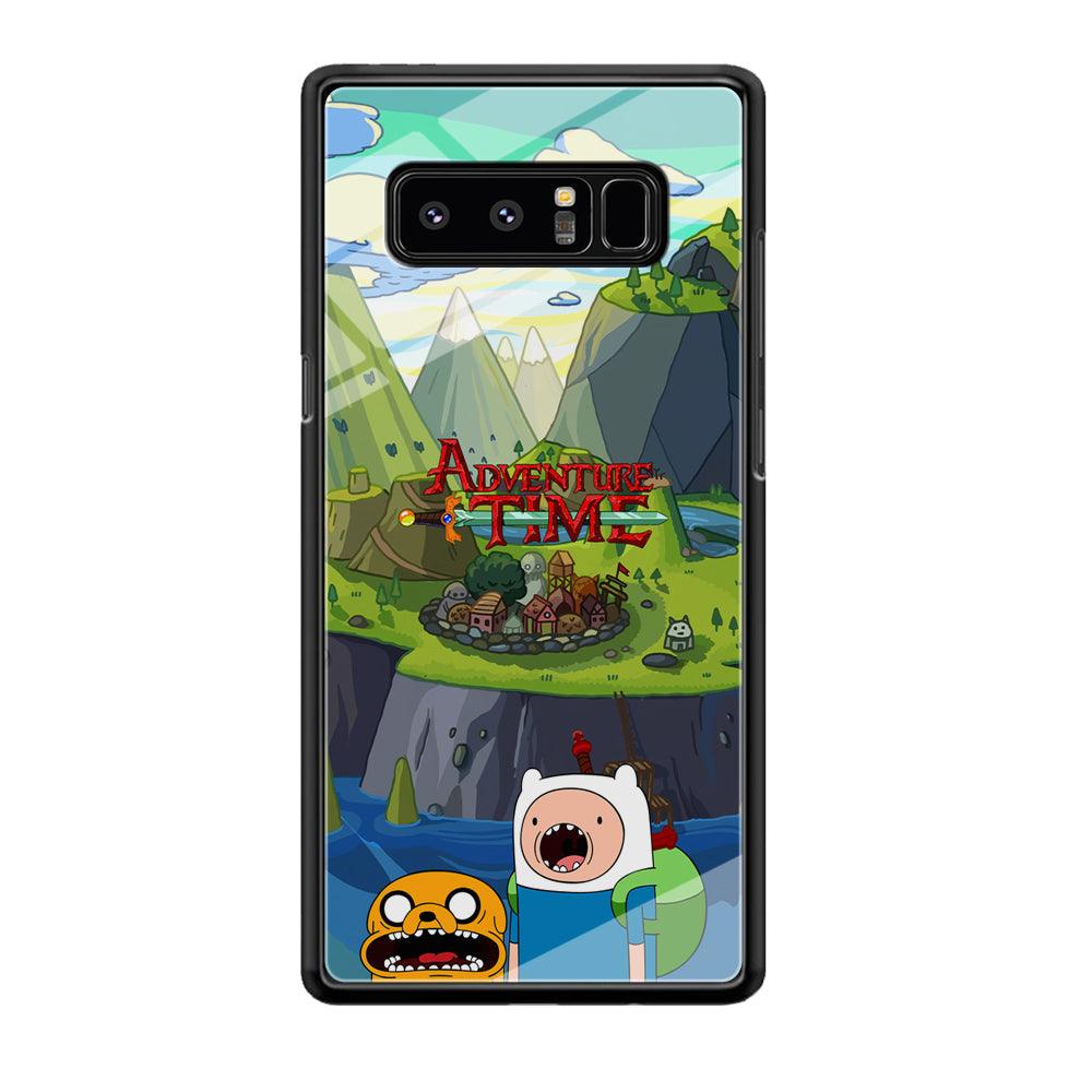 Adventure Time Arrived at Home Samsung Galaxy Note 8 Case-Oxvistore