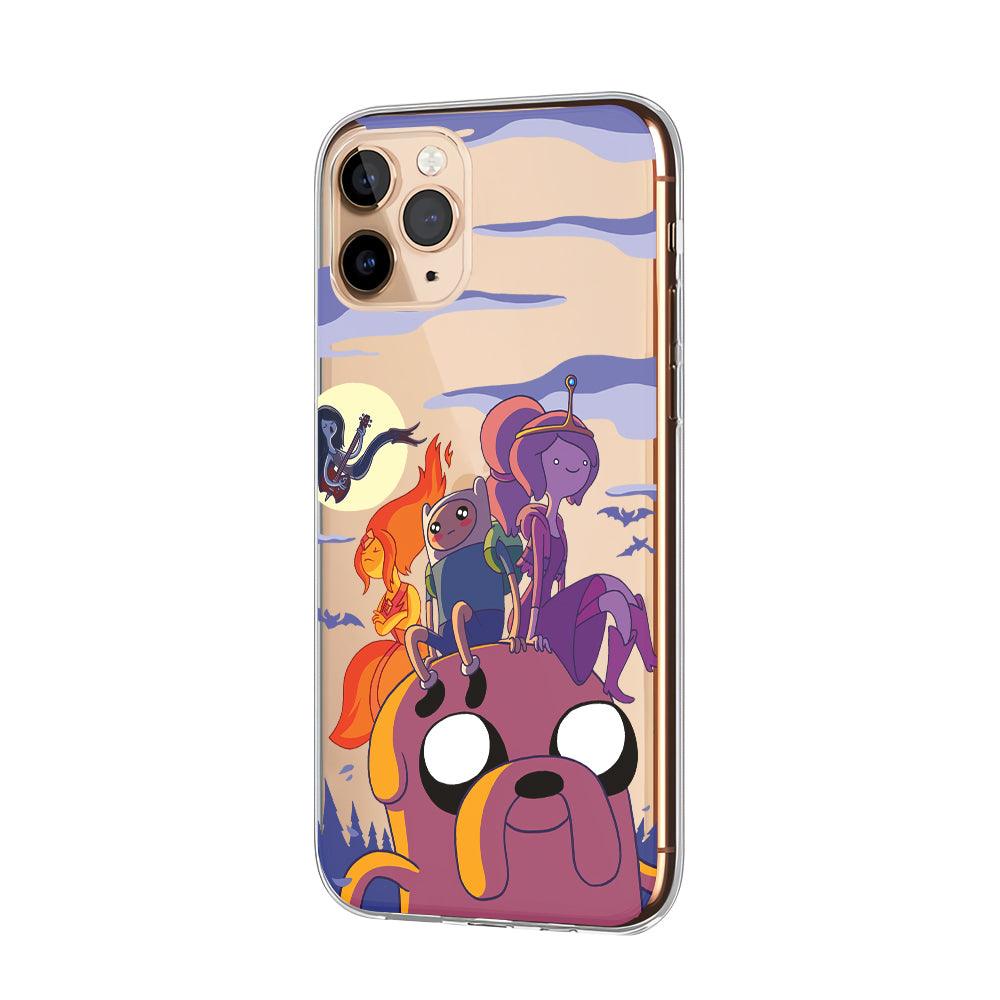 Adventure Time Calm and Peace Clear Soft Case-Oxvistore