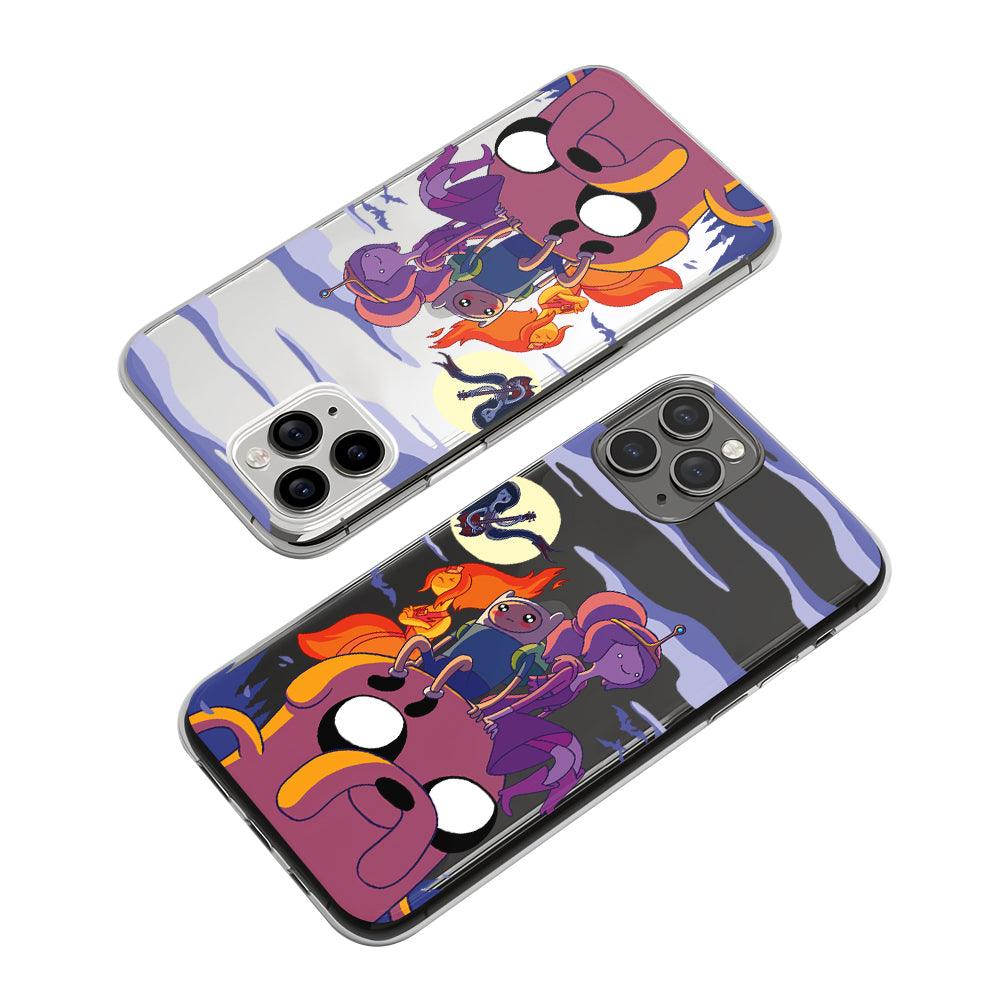 Adventure Time Calm and Peace Clear Soft Case-Oxvistore