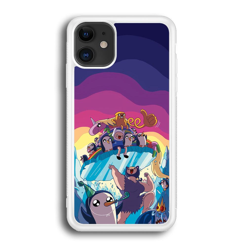 Adventure Time Kick The King Ice iPhone 12 Case-Oxvistore