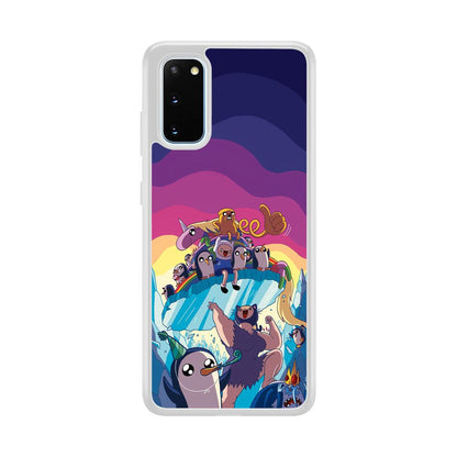 Adventure Time Kick The King Ice Samsung Galaxy S20 Case-Oxvistore