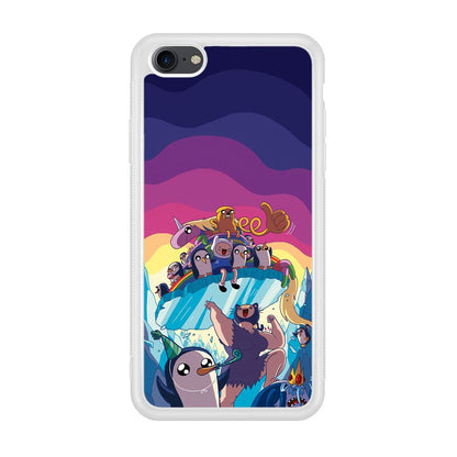 Adventure Time Kick The King Ice iPhone 8 Case-Oxvistore