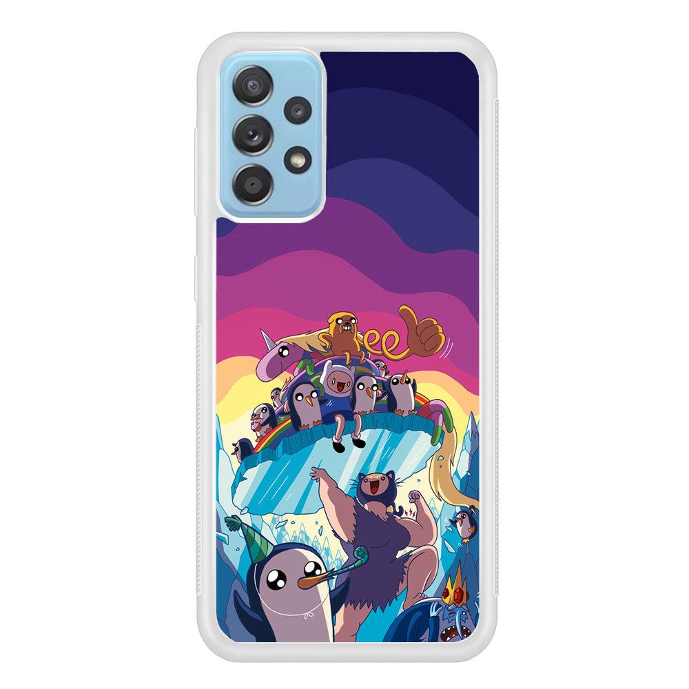 Adventure Time Kick The King Ice Samsung Galaxy A52 Case-Oxvistore