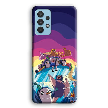 Adventure Time Kick The King Ice Samsung Galaxy A32 Case-Oxvistore