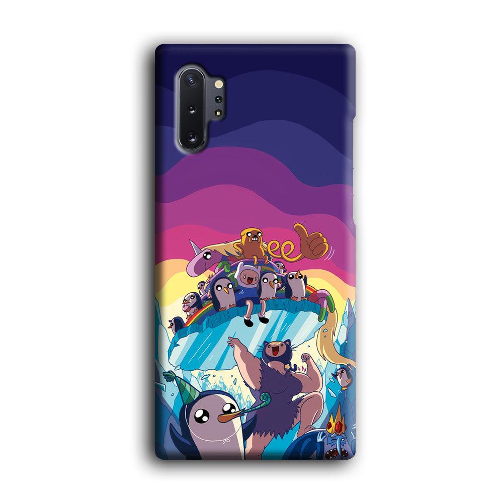 Adventure Time Kick The King Ice Samsung Galaxy Note 10 Plus Case-Oxvistore