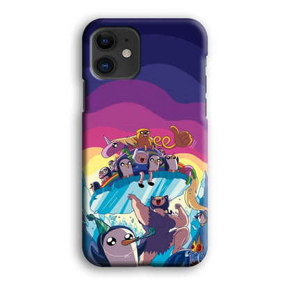 Adventure Time Kick The King Ice iPhone 12 Case-Oxvistore