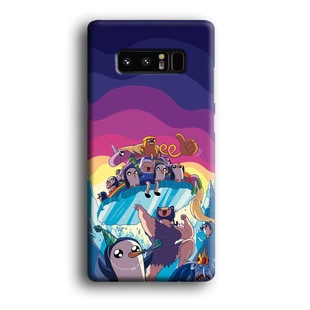 Adventure Time Kick The King Ice Samsung Galaxy Note 8 Case-Oxvistore