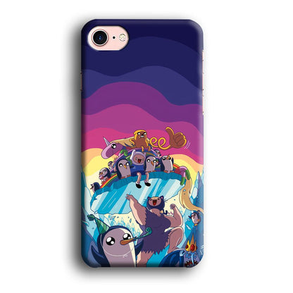 Adventure Time Kick The King Ice iPhone 8 Case-Oxvistore