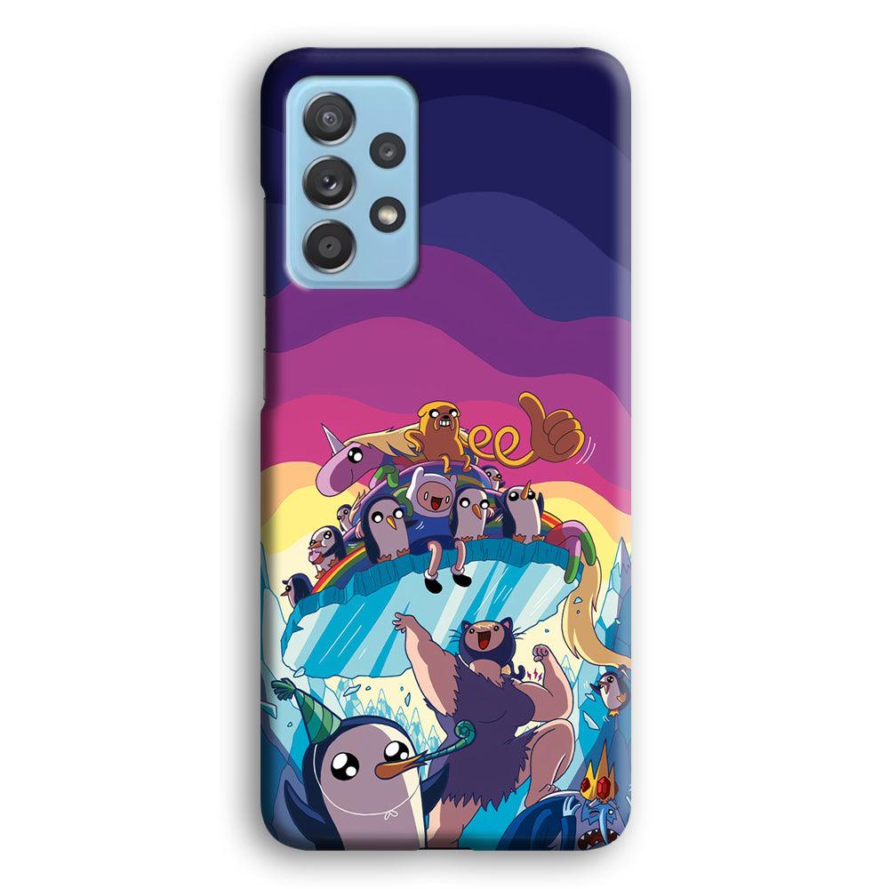 Adventure Time Kick The King Ice Samsung Galaxy A52 Case-Oxvistore