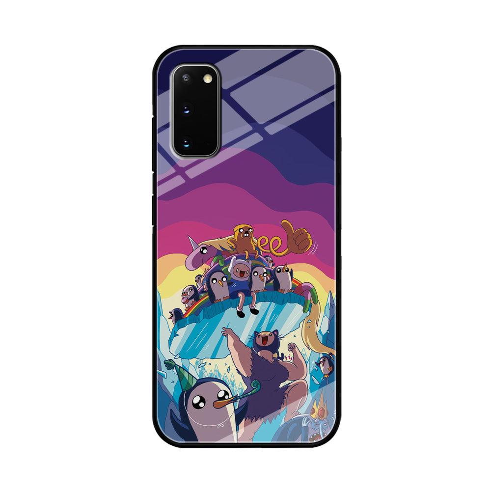 Adventure Time Kick The King Ice Samsung Galaxy S20 Case-Oxvistore