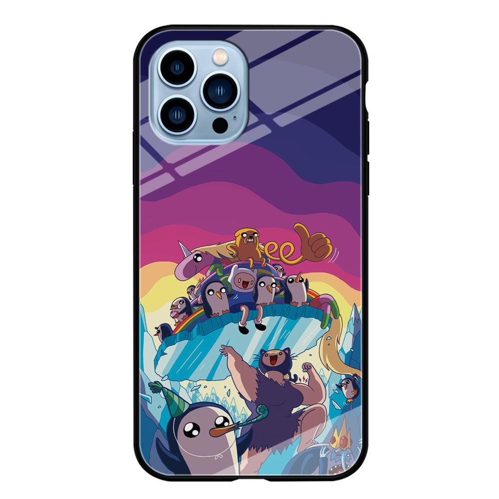 Adventure Time Kick The King Ice iPhone 13 Pro Case-Oxvistore