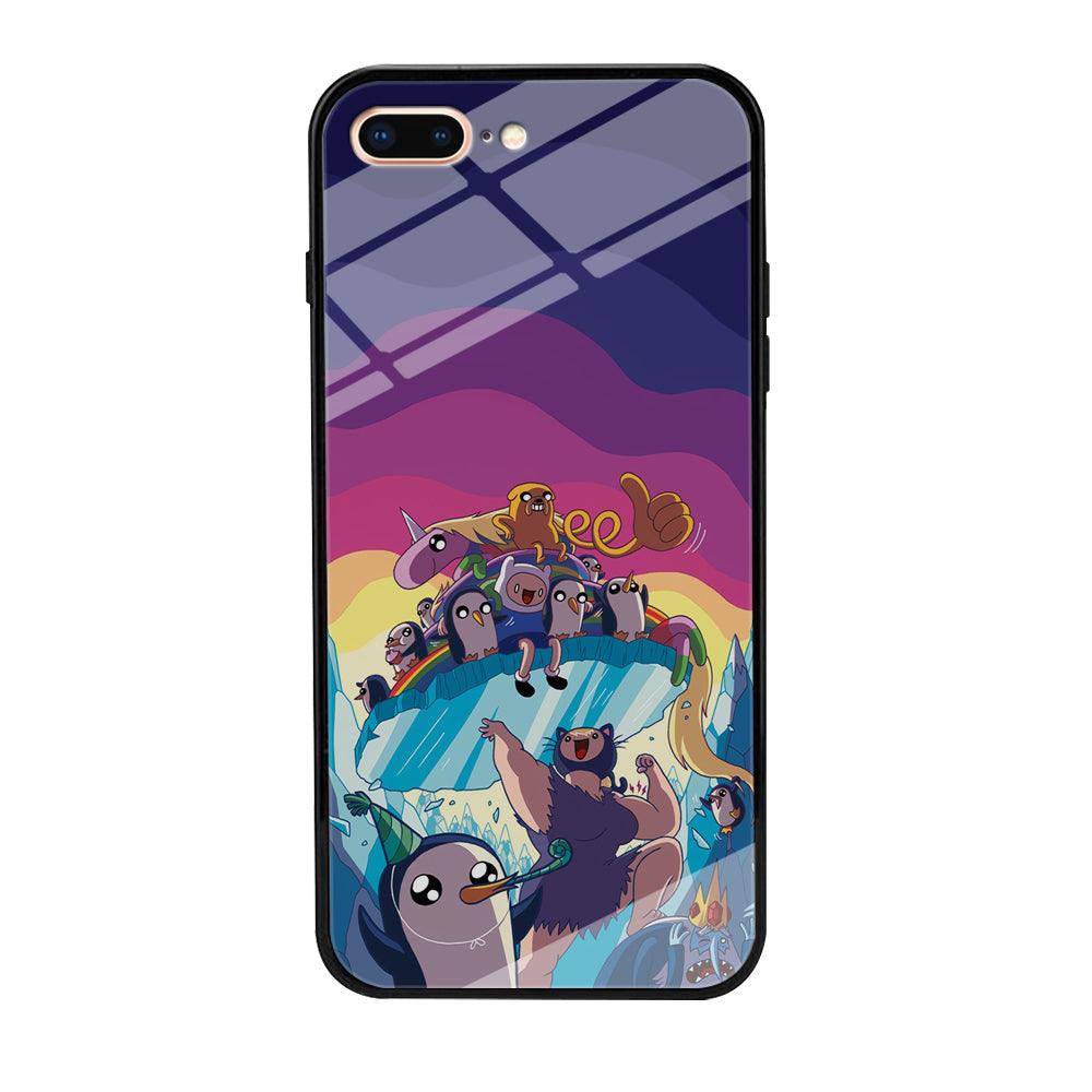 Adventure Time Kick The King Ice iPhone 8 Plus Case-Oxvistore