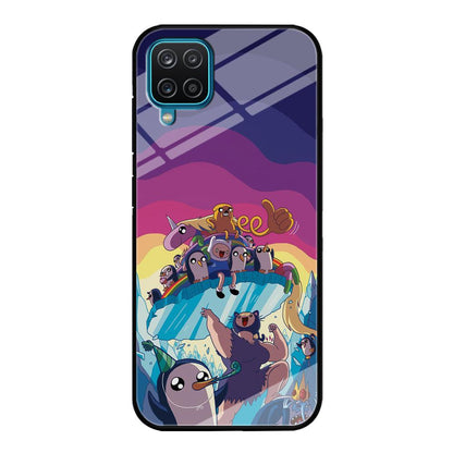 Adventure Time Kick The King Ice Samsung Galaxy A12 Case-Oxvistore