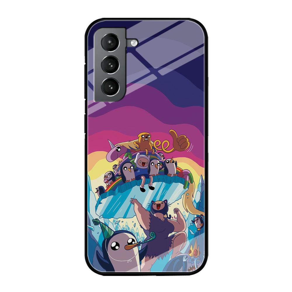 Adventure Time Kick The King Ice Samsung Galaxy S21 Plus Case-Oxvistore