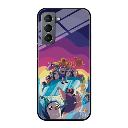 Adventure Time Kick The King Ice Samsung Galaxy S21 Plus Case-Oxvistore