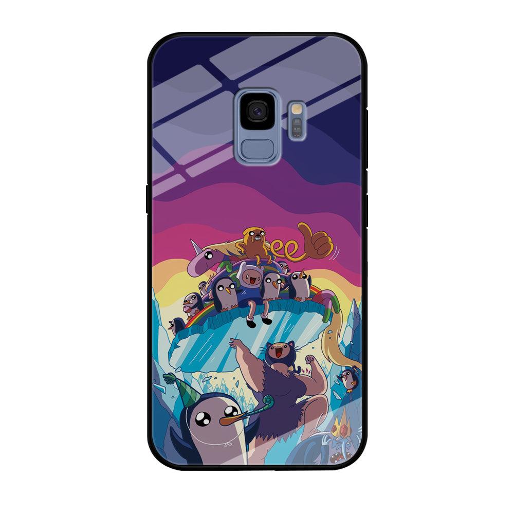 Adventure Time Kick The King Ice Samsung Galaxy S9 Case-Oxvistore