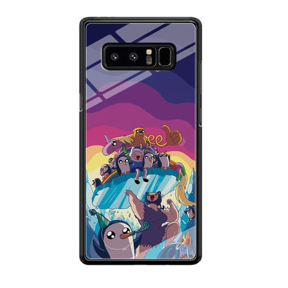 Adventure Time Kick The King Ice Samsung Galaxy Note 8 Case-Oxvistore