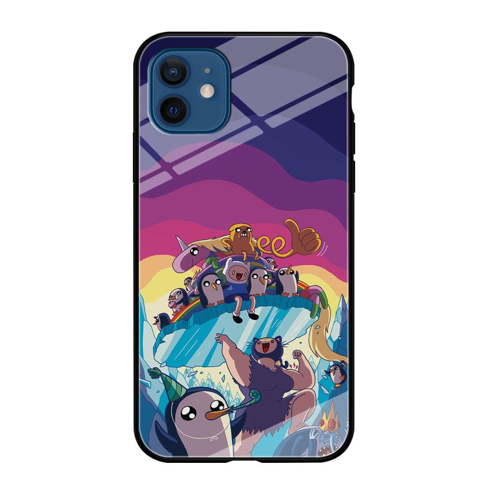 Adventure Time Kick The King Ice iPhone 12 Case-Oxvistore