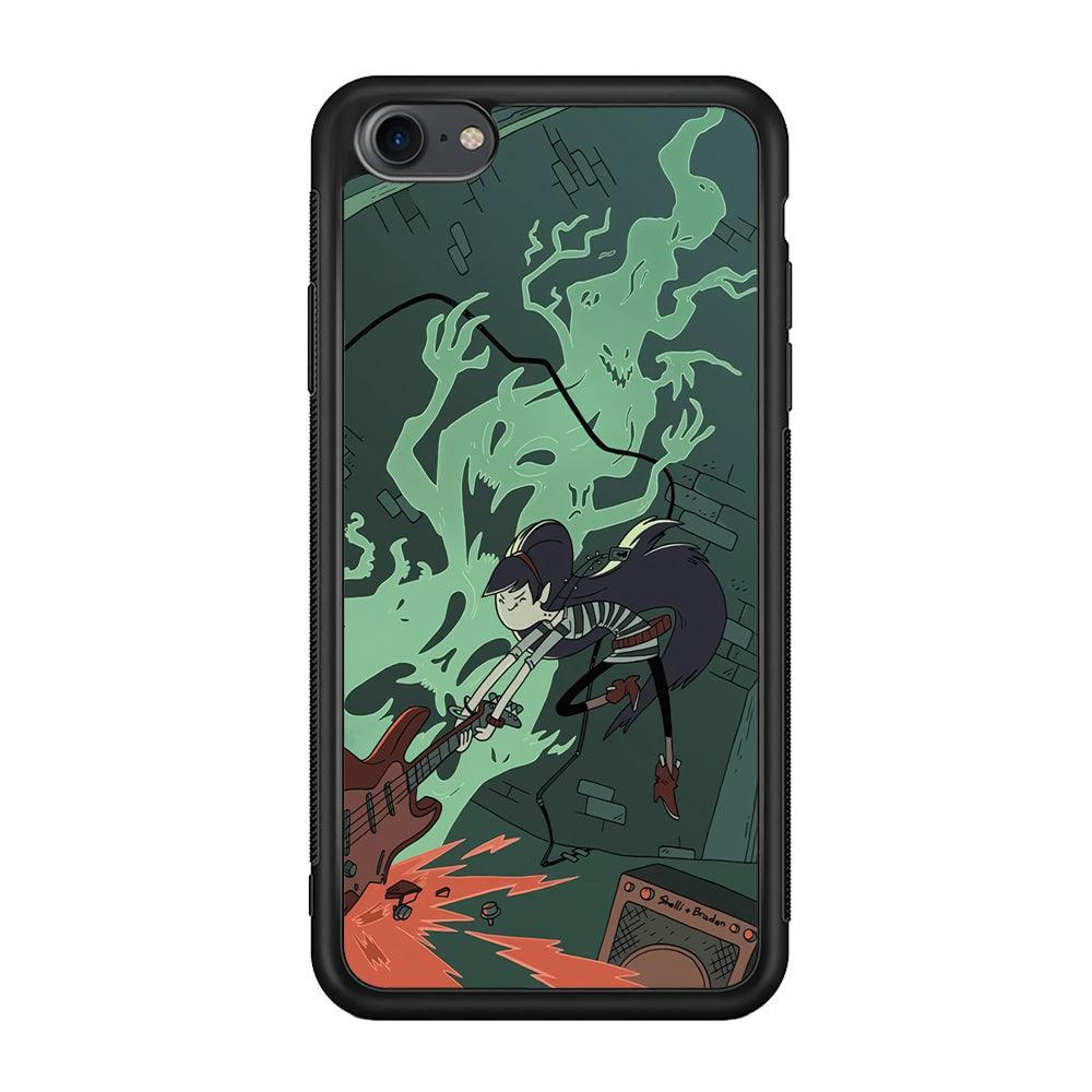Adventure Time Marceline Stress Clearing iPhone 7 Case-Rubber Black (2D Case)-Oxvistore