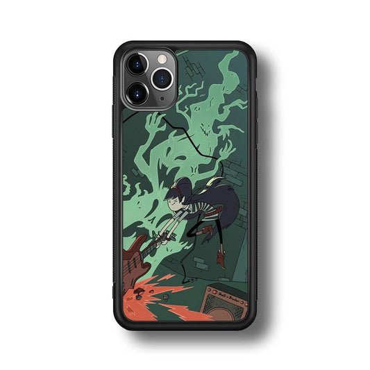 Adventure Time Marceline Stress Clearing iPhone 11 Pro Max Case-Rubber Black (2D Case)-Oxvistore