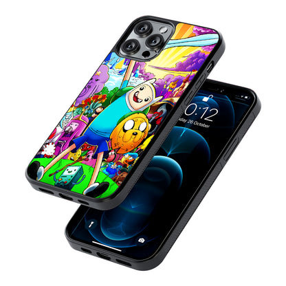 Adventure Time Poster Colorfull 2D Rubber Phone Case