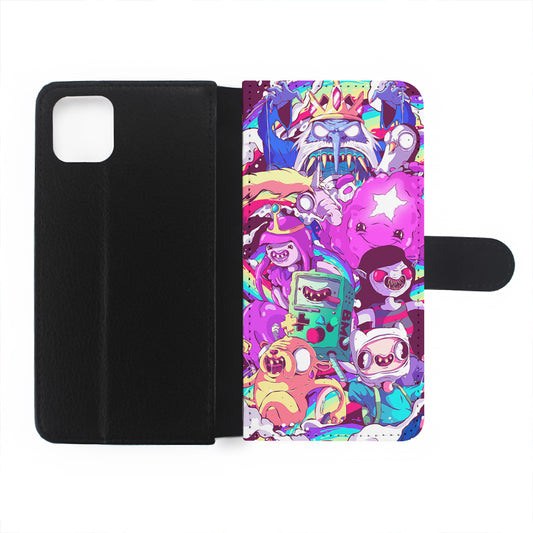 Adventure Time in the Liquid World Flip Wallet Phone Case