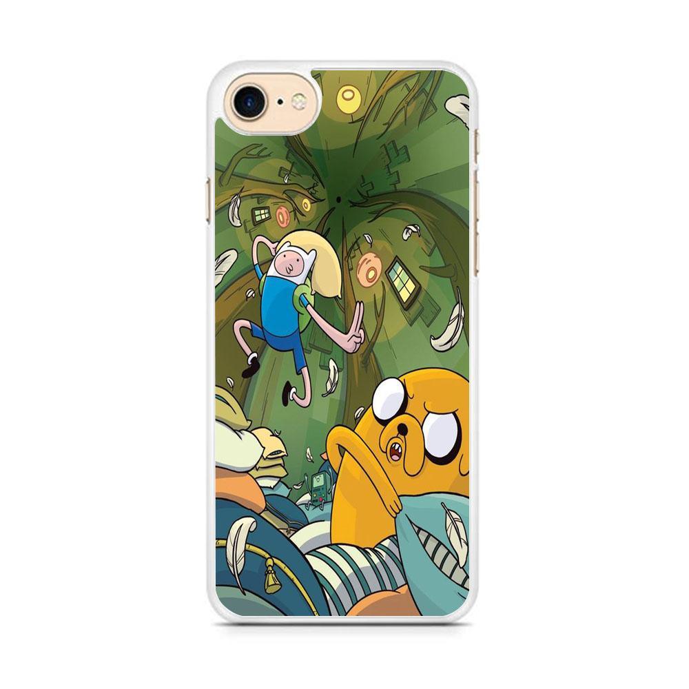 Adventure Time Flying iPhone 8 Case-Oxvistore