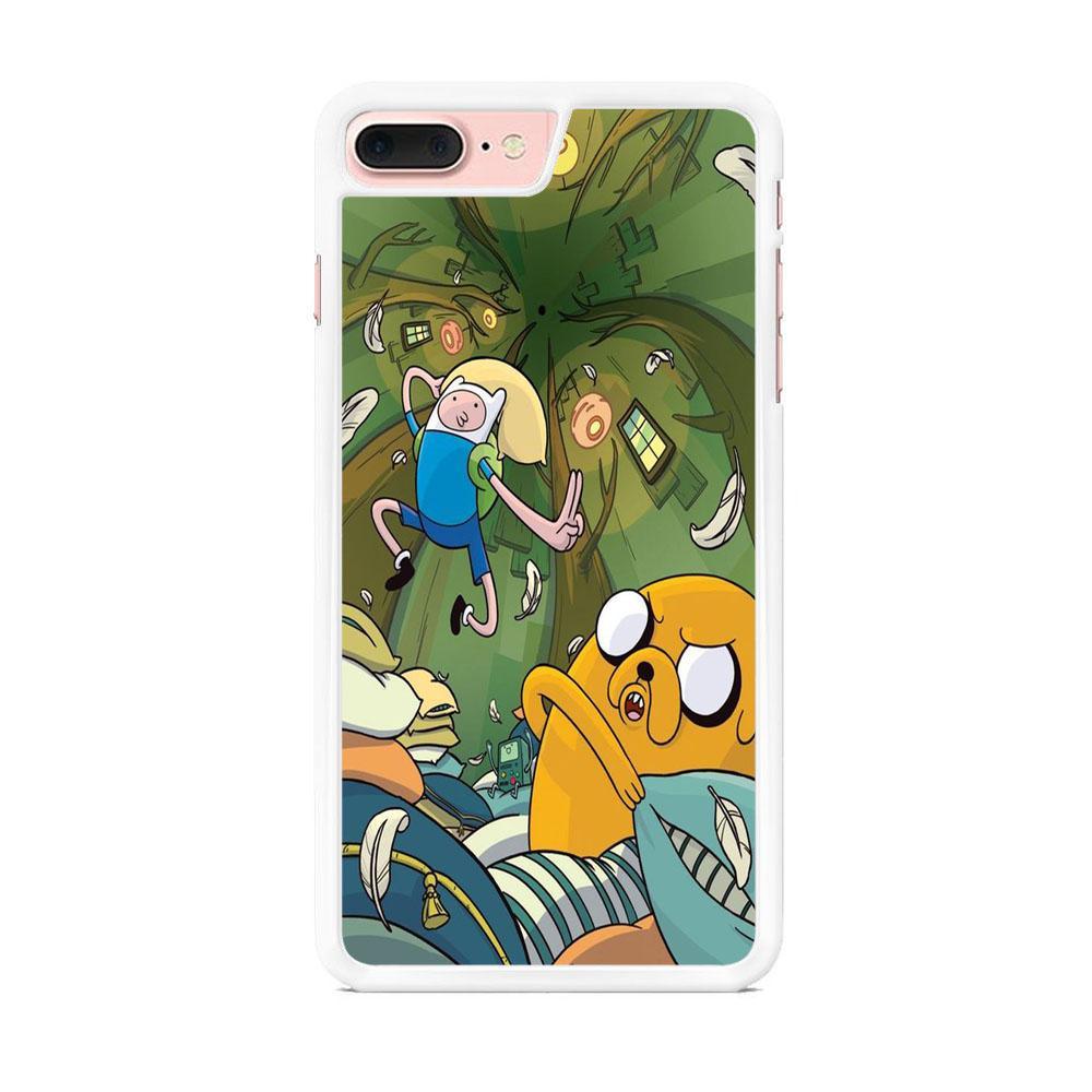 Adventure Time Flying iPhone 8 Plus Case-Oxvistore