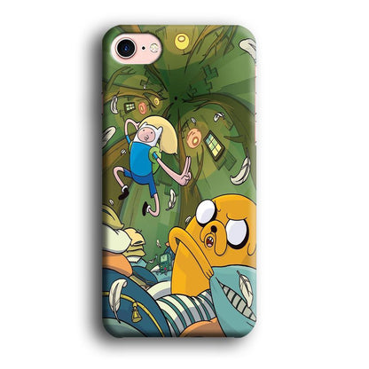 Adventure Time Flying iPhone 8 Case-Oxvistore