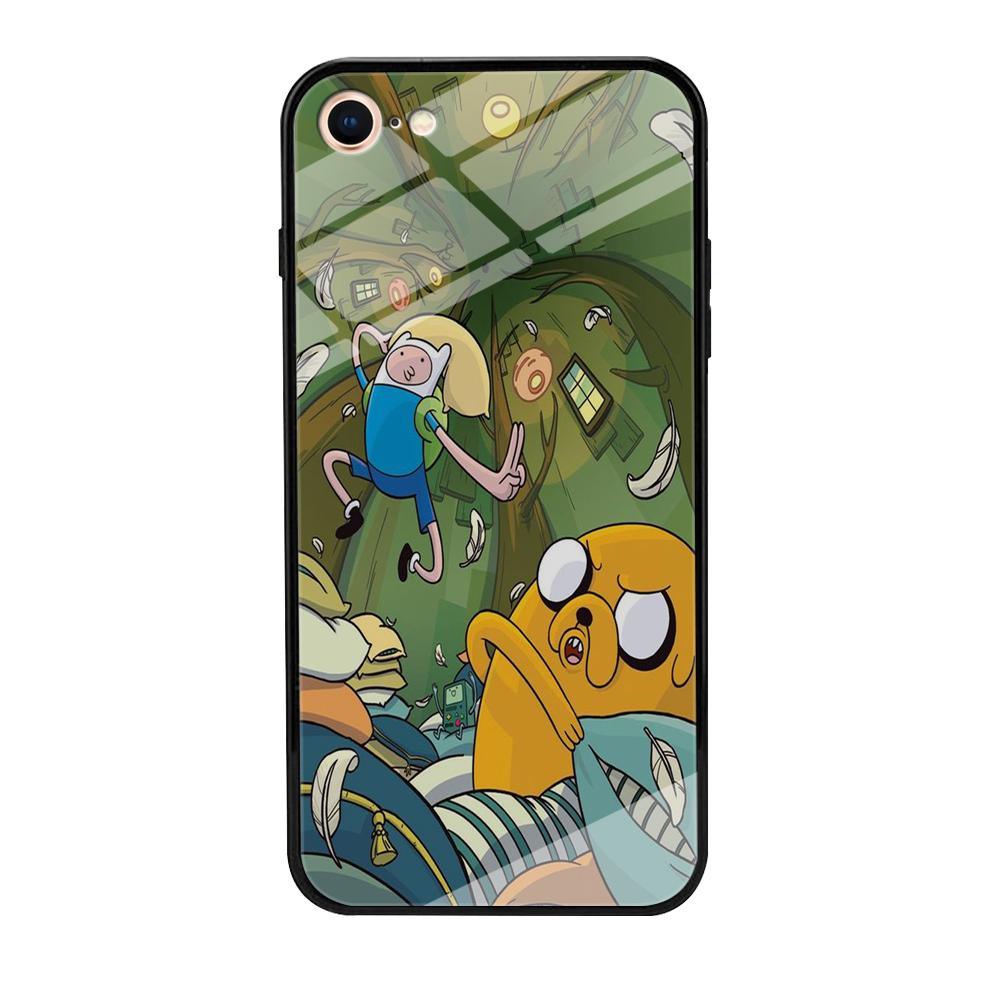 Adventure Time Flying iPhone 8 Case-Oxvistore