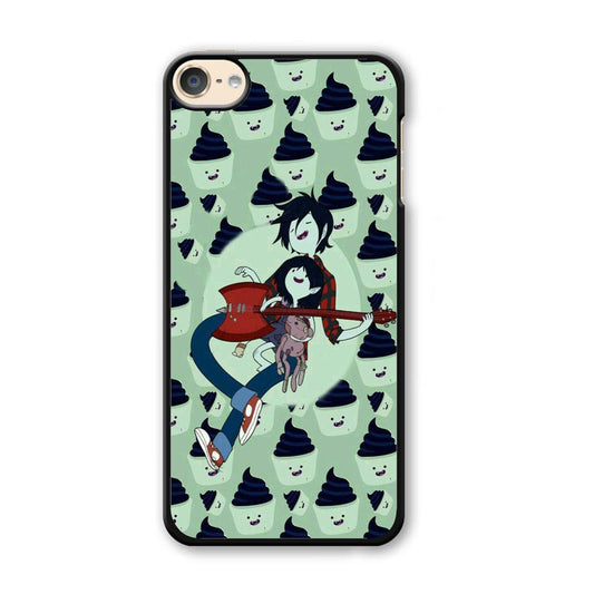 Adventure Time Marshall Lee Playing Guitar iPod Touch 6 Case-Plastic Black (2D Case)-Oxvistore