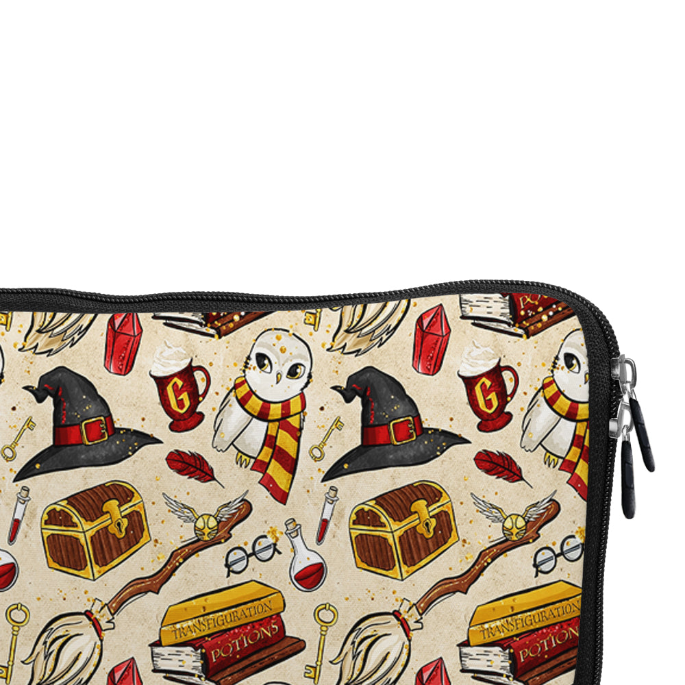 Aesthetic Harry Potter Pattern Laptop Sleeve Protective Cover