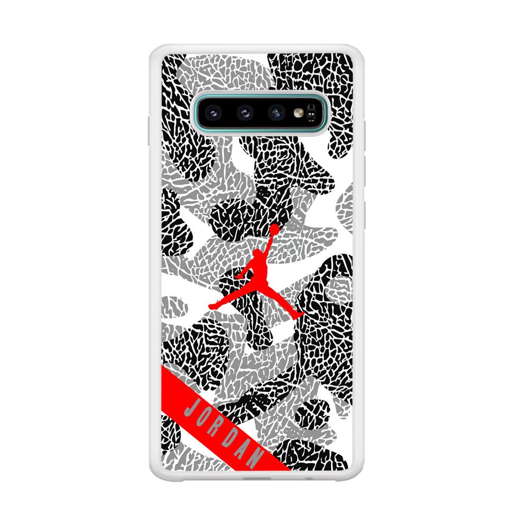 Air Jordan Absolute Patern Samsung Galaxy S10 Case-Oxvistore