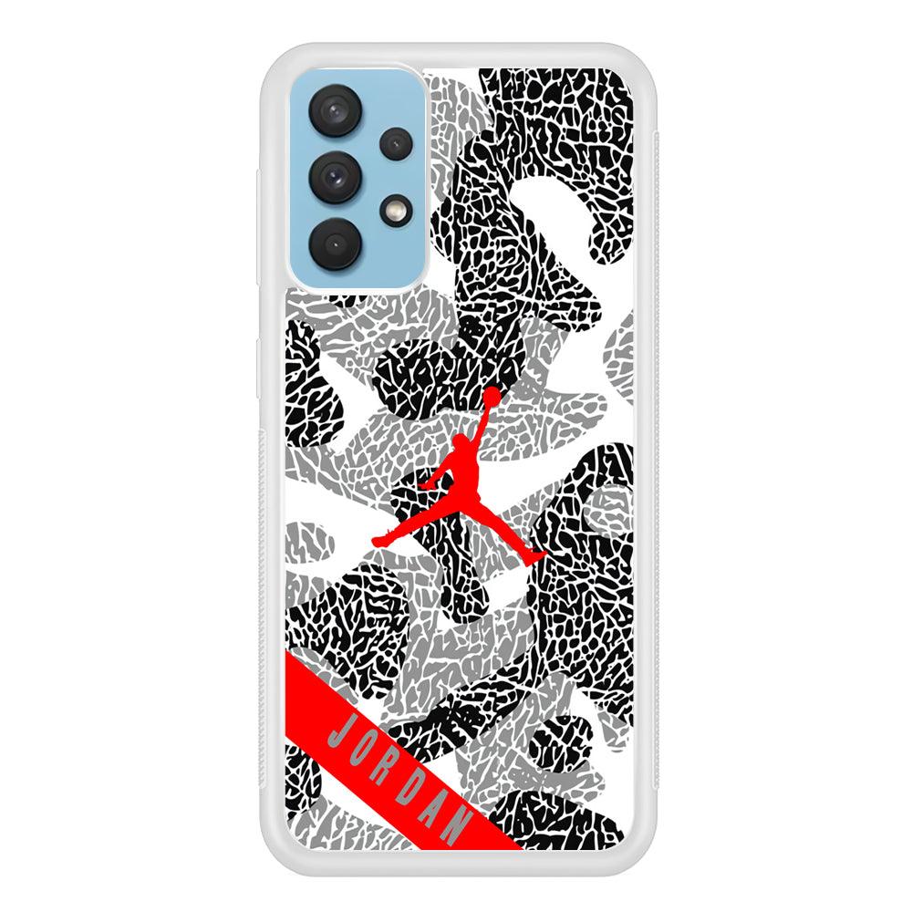 Air Jordan Absolute Patern Samsung Galaxy A32 Case-Oxvistore