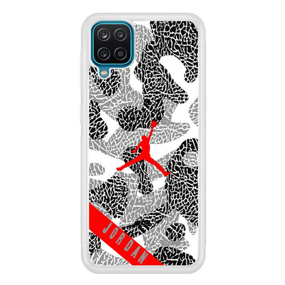 Air Jordan Absolute Patern Samsung Galaxy A12 Case-Oxvistore