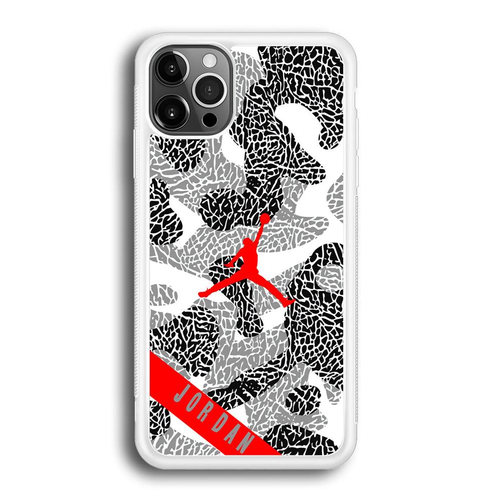 Air Jordan Absolute Patern iPhone 12 Pro Case-Oxvistore