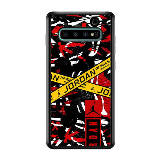 Air Jordan Abstract Camo Samsung Galaxy S10 Case-Oxvistore