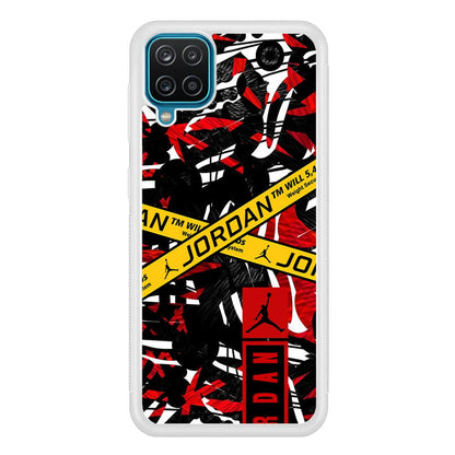 Air Jordan Abstract Camo Samsung Galaxy A12 Case-Oxvistore